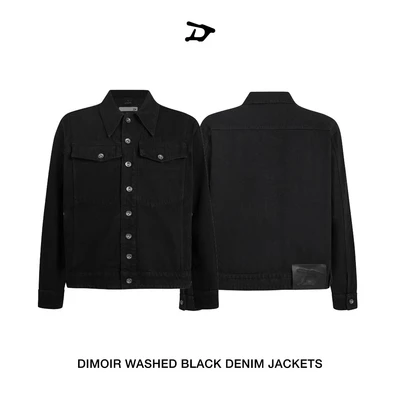 Áo khoác DIMOIR Denim Jackets màu Wash Đen