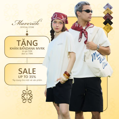 Khăn Lụa Satin Bandana MVRK Out Of Office Unisex
