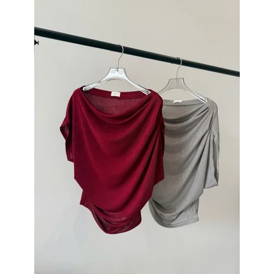Nosbyn - Áo trễ vai vải thun ánh nhũ cao cấp - Shimmer Top
