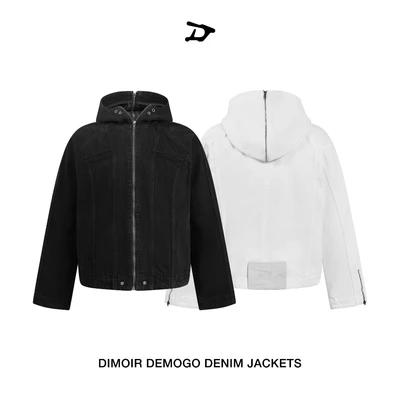 Áo khoác DIMOIR Denim DEMOGO màu Obsidian / màu Sand