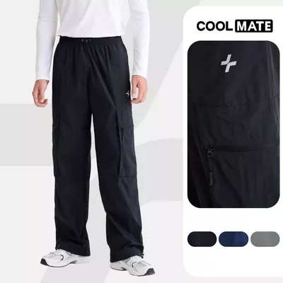 Quần dài thể thao nam Track Pants Windbreaker Cargo siêu nhẹ, thoáng khí, quần trekking Coolmate