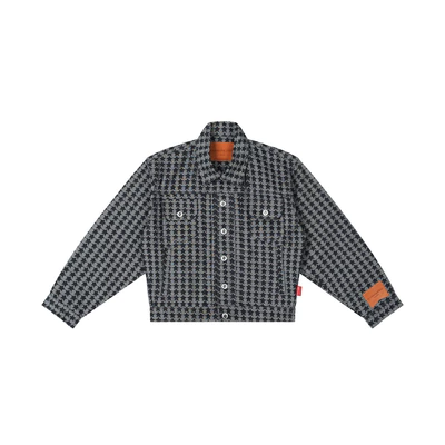 "WHENEVER" ÁO KHOÁC RAW DENIM HOẠ TIẾT NGÔI SAO - STAR RAW DENIM JACKET