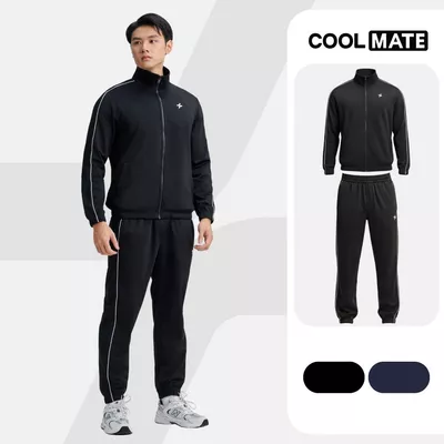 Set thể thao nam Flexline Active Áo khoác Quần Jogger bền bỉ, nhanh khô, thoải mái Coolmate