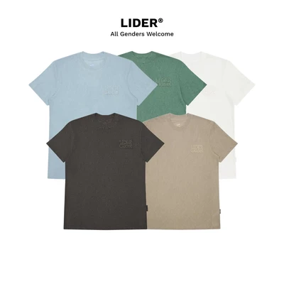 Áo Thun Tay Ngắn Phom Body Cotton Xược Mỏng Mềm Unisex LIDER AIRTOUCH TEE