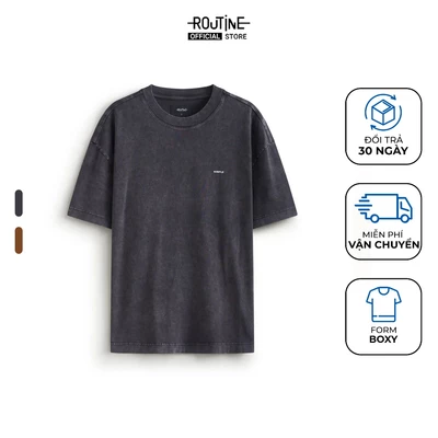 Áo Thun Tay Ngắn Nam Hình In Form Boxy - Routine 10F25TSS018