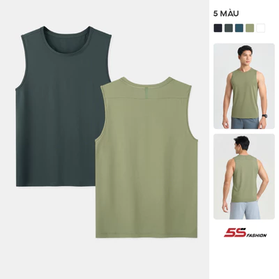 Áo Sát Nách Nam INVINCIBLE 5S FASHION, In Lưng Đơn Giản Kiểu Dáng Thể Thao M0ASN26004