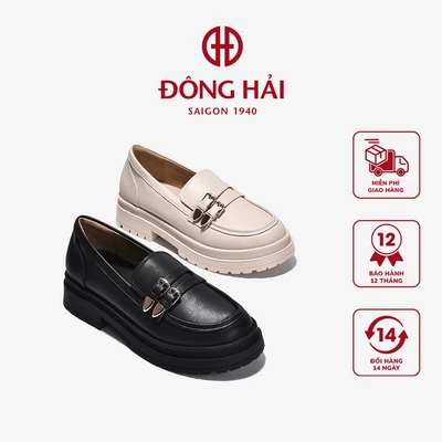Giày Mọi Nữ Đông Hải Dáng Loafer Chunky - G5723