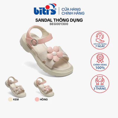 Sandal thông dụng Biti's Bé gái BEG001300 size 28 đến 33