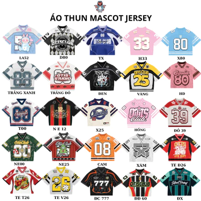 [ BST 2026 ] Áo thun mascot jersey  local brand Otis Club - vải thun mè lưới mặc mát