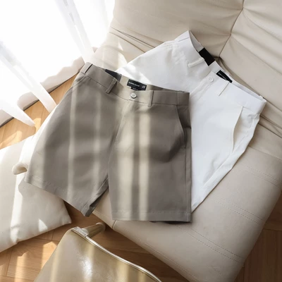 [N] Quần Short Slimfit Khaki Elas Basic, Chất Vải Kaki Thoải Mái, QS0123, SOMEHOW