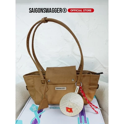 Combo Túi Xách ELEGANT /SMALL/ Kèm Charm "NÓN LÁ" SAIGONSWAGGER® ELEGANT BAG /SMALL/ Túi Đeo Chéo
