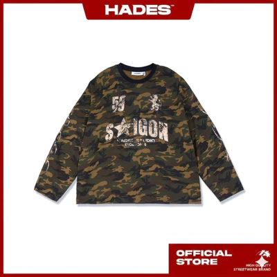 ÁO HADES TROOPER CAMO LONGSLEEVE TEE