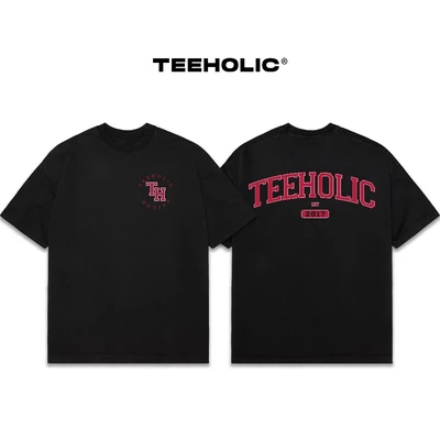 Áo Thun Varsity Cotton 250gsm TEEHOLIC Premium Form Rộng Cổ Tròn Nam Nữ - I02