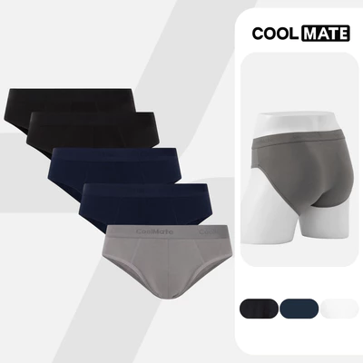 Combo 5 quần lót nam tam giác Cotton Coolmate (màu ngẫu nhiên)