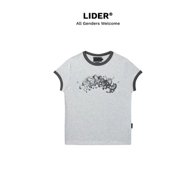Áo Thun Hoạ Tiết Con Ngựa Unisex Tay Ngắn LIDER FADED HORSES TEE