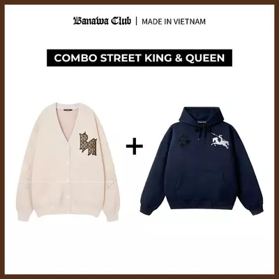 [COMBO TIẾT KIỆM] Banawa Combo 2 Áo Cardigan Áo Hoodie Chất Liệu Cotton Rising Knight Unisex