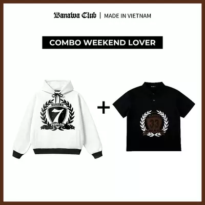 [COMBO TIẾT KIỆM] Banawa Combo 2 Áo Hoodie Áo Polo Chất Liệu Cotton Fearless Âcdemy Combo Unisex