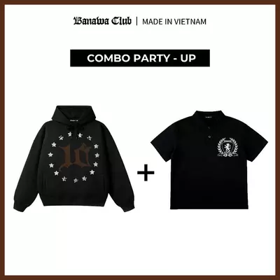 COMBO TIẾT KIỆM] Banawa Combo 2 Áo Hoodie Áo Polo Chất Liệu Cotton Fearless Champion Combo Unisex