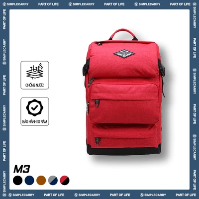 Balo Phong Cách Nam Nữ SimpleCarry M3 Nhiều Màu, Nhiều Ngăn, Quai Đeo Chắc Chắn