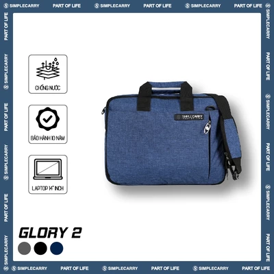 Cặp Công Sở SimpleCarry Glory Nhiều Ngăn Tiện Lợi, Đựng Vừa Laptop 14 Inch, Quai Xách Tay, Dây Đeo Tháo Rời