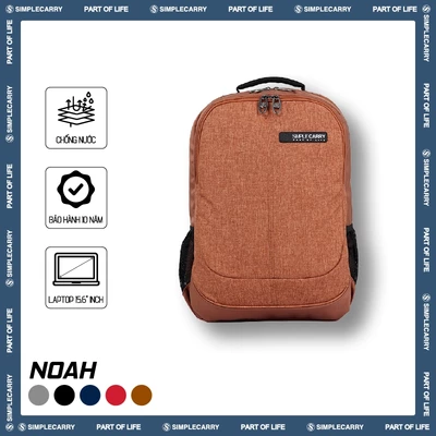 Balo NOAH Thời Trang Nam Nữ SimpleCarry Ngăn Đựng Laptop Riêng Biệt, Chống Sốc, Chống Thấm