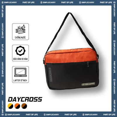 Túi Đeo Vai/ Đeo Chéo SimpleCarry DayCross Thiết Kế Gọn Nhẹ, Kích Thước Lớn, Đựng Vừa Laptop 13 Inch