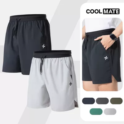 Combo 2 quần shorts thể thao nam 6 inch đai siêu co giãn thoáng khí quần đa năng Coolmate