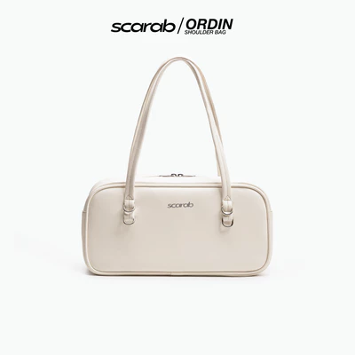 Túi xách đeo vai SCARAB ORDIN BEIGE thời trang nam nữ đựng vừa iPad 11 inch, điện thoại, ví tiền, đồ trang điểm