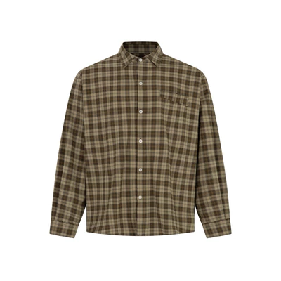 OUTBREAK - ÁO SƠMI DÀI TAY HOẠ TIẾT CARO *BASIC LONG SLEVEED CARO SHIRT*