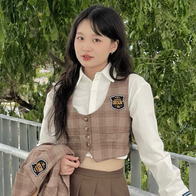 HOLO PLAID GILE/Kẻ nâu vàng
