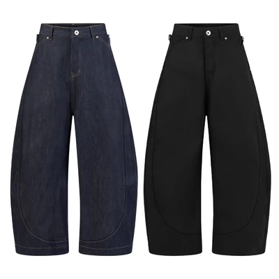 Quần ống rộng Raw denim / Canvas - Ivankov Kurved Pants