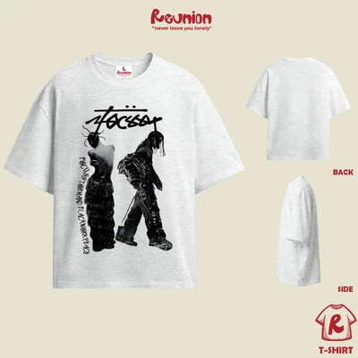 Áo Thun Nam Nữ "TRAVIS" Tshirt, Áo phông REUNION form rộng tay lỡ TS9