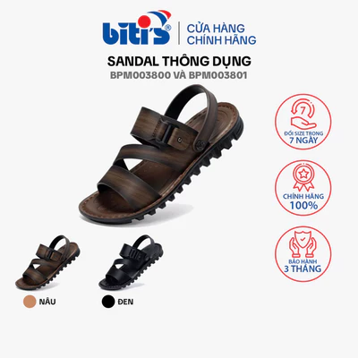 Sandal thông dụng Biti's Nam BPM003800 và BPM003801