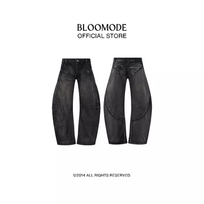 LOOSE-FIT BARREL JEANS