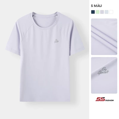 Áo Thun Nữ Ngắn Tay 5S FASHION Phong Cách Sporty Năng Động Tay Raglan W0ATS26012