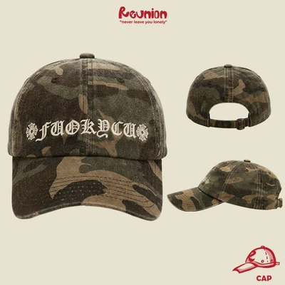 REUNION Mũ/Nón CAMO Unisex  - Vải Kaki Cottton Cao cấp