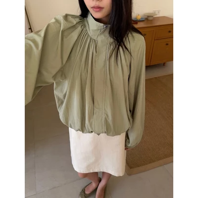 Áo khoác dù cổ cao form rộng 𝐒𝐎𝐌𝐒 | 𝐋𝐚𝐠𝐨𝐨𝐧 𝐉𝐚𝐜𝐤𝐞𝐭