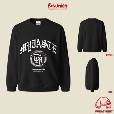 Áo Sweatshirt REUNION "MY-TASTE" Áo Sweater Nam Nữ Form Rộng SWT12