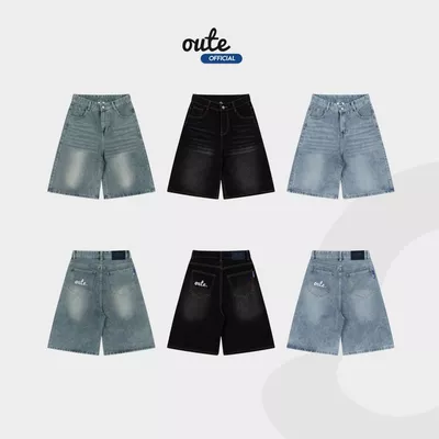 Quần Jean Lửng Outerity Denim Wash Ống Rộng / Form Unisex LocalBrand