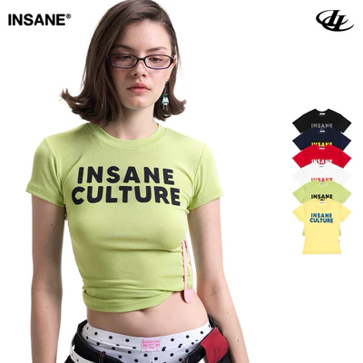 Áo Thun Baby Tee InsaneClo CULTURE BABY TEE Form Slim Fit Vải Thun Giấy Xuyên Thấu Co Giãn
