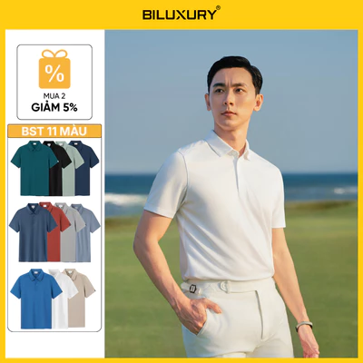 Áo Polo Nam "Aircool Polo" Biluxury 8APCB428 Form dáng thể thao thoáng mát