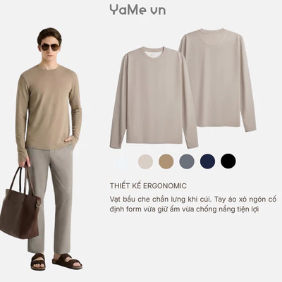 Áo thun co giãn 4 chiều, tôn dáng, phom ôm vừa F2 - Non Branded 049 24934 |YaMe|