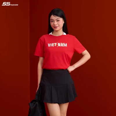 [XẢ HÀNG ĐỢT CUỐI] Áo Thun Unisex 5S FASHION Cotton Co Giãn, Phom Casual Năng Động, Tự Hào Việt Nam U0ATS26051