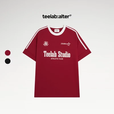 Teelab Alter Oversized Cotton Athletic Club Tee TS275