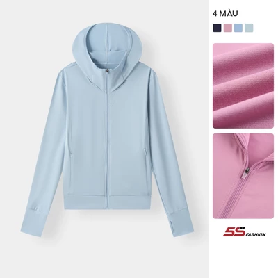 [XẢ HÀNG ĐỢT CUỐI] Áo Chống Nắng Nữ 5S FASHION SunCoolmax Dáng Ngắn, Nhẹ Mát, Linh Hoạt W0ACN26002