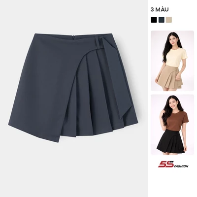 [XẢ HÀNG ĐỢT CUỐI] Chân Váy Ngắn Xếp Ly 5S FASHION Có Quần Trong Tinh Tế, Nữ Tính, Thanh Lịch W0CVN26036