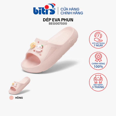 Dép Eva phun Biti's Bé gái BEG007500 size 24 đến 27