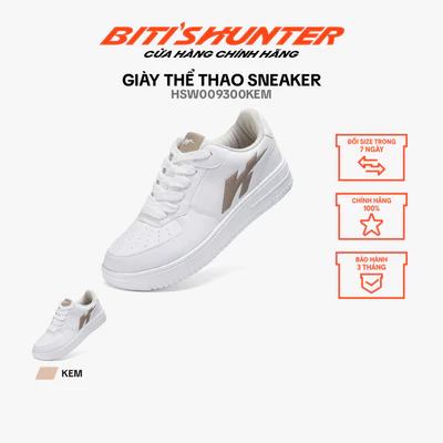 Giày Thể Thao sneaker Nữ Biti's Hunter HSW009300KEM (Kem)