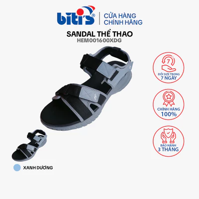 Sandal thể thao Nam Biti's Hunter HEM001600XDG (Xanh dương)