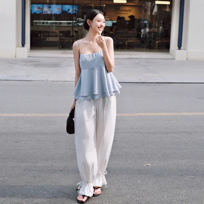 Nosbyn - Quần Nữ Ống Rút Trendy - Cuffed Pants
